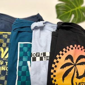 Vans T-Shirts Pack of 4 Boys Large